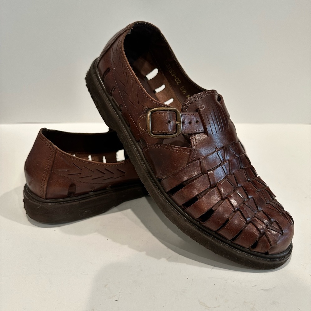 Vintage Stacy Adams Calzeda Fisherman Sandals Med sz 8 1/2